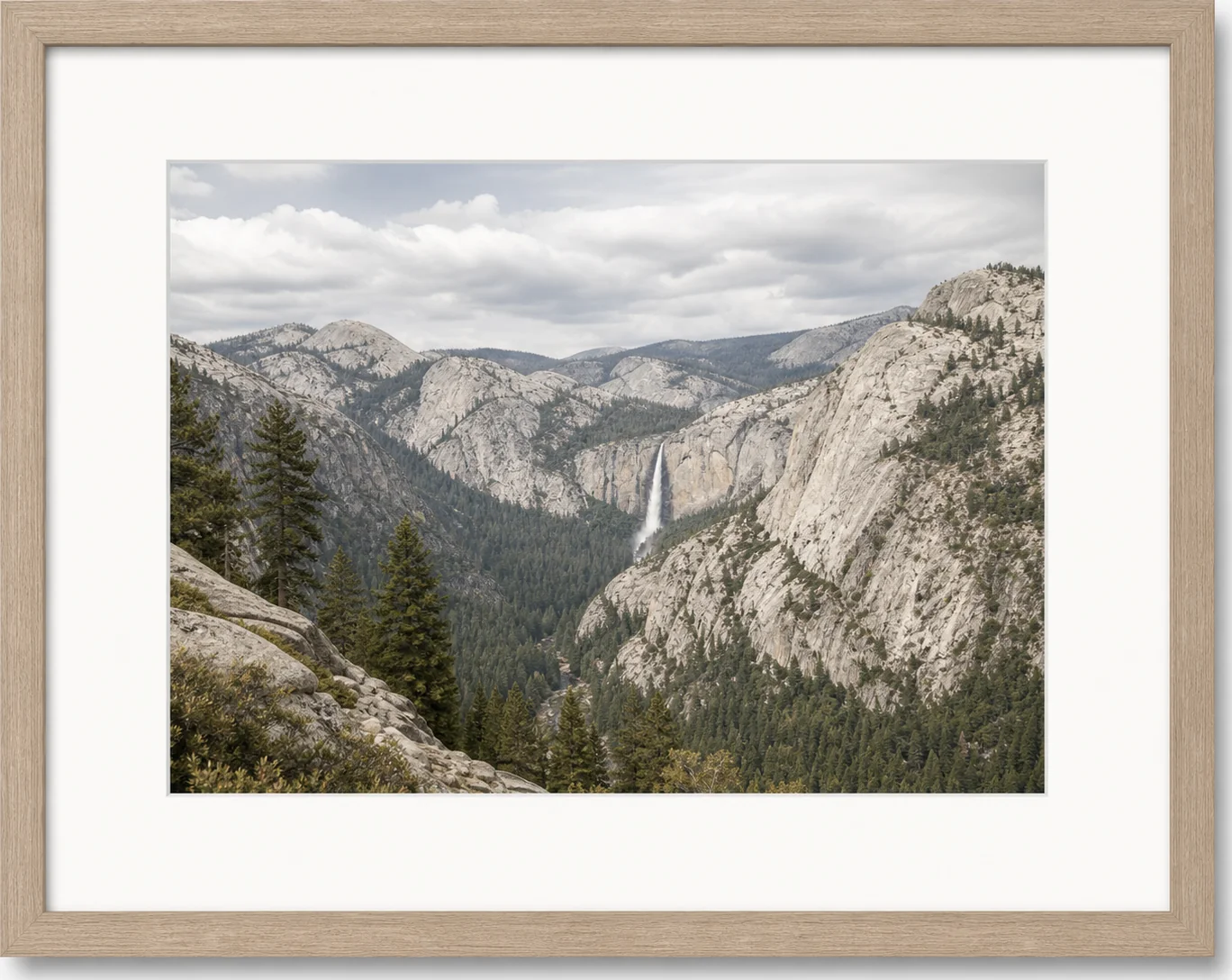 Granite Canyon Waterfall Photograph, original artwork by Studio Sakaia, made to order