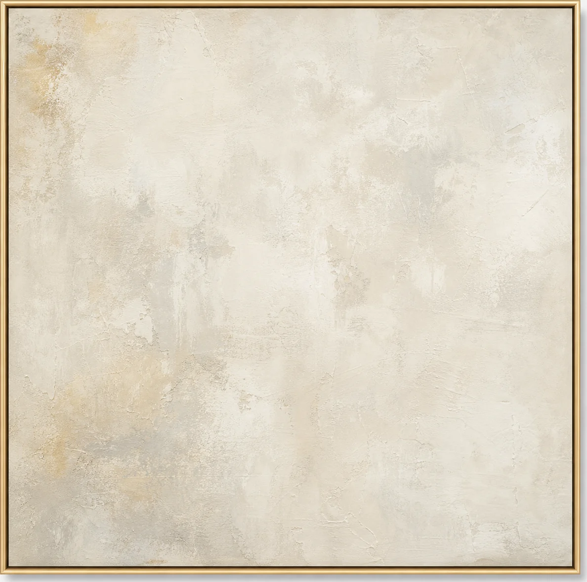Ivory Plaster Minimal Abstract, original artwork by Studio Sakaia, made to order