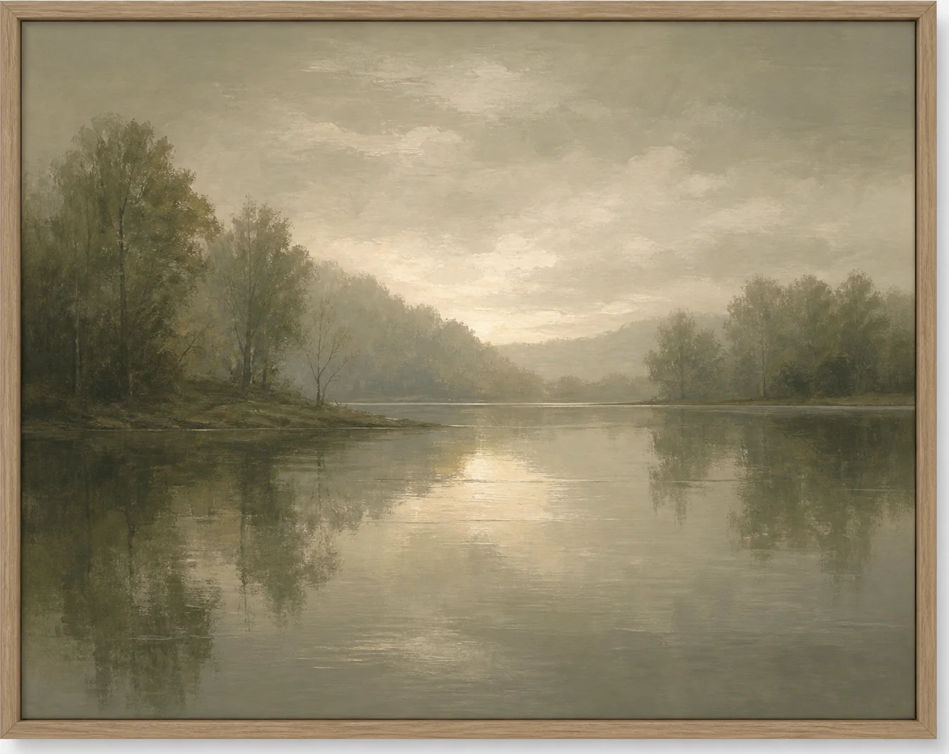 Misty River at Dawn, original artwork by Studio Sakaia, made to order