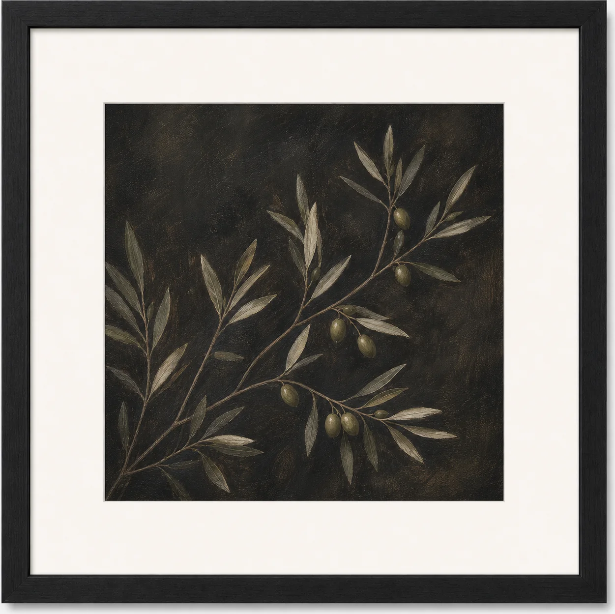 Olive Branch Study, original artwork by Studio Sakaia, made to order