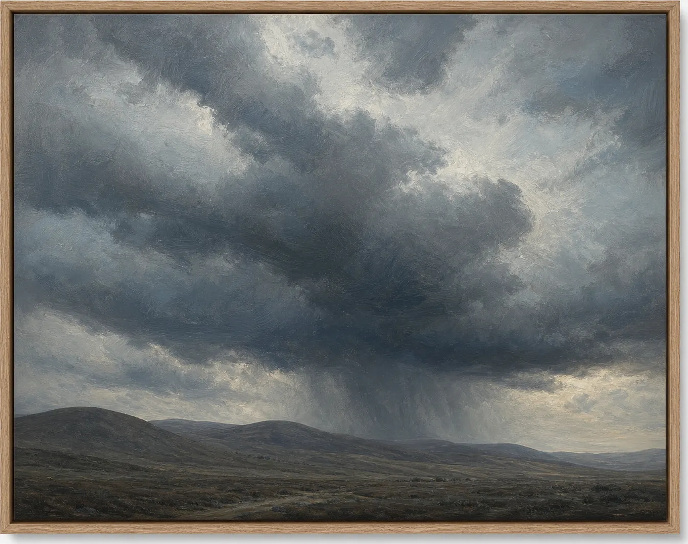 Storm Clouds Over Plains, original artwork by Studio Sakaia, made to order